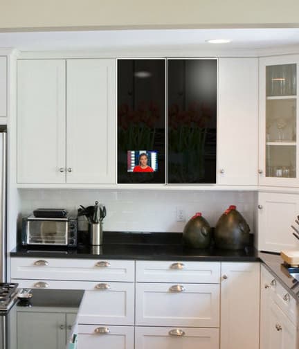 New Arrival Smart Touch Screen Kitchen TV For Cabinet Door